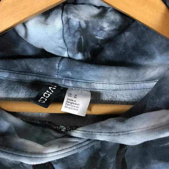 H&M Batik Tie Dye NYC Hoodie MEDIUM - Picture 3 of 4
